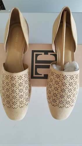 NEW BALANCE Scarpe piatte donna Ivanka Trump Evana pelle scamosciata naturale eleganti beige chiaro 9M