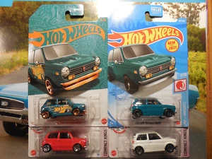 Hot Wheels PERSONALIZZATO 70 HONDA N600 LOTTO 4 56° Anniversario Perla e Cromo RYUS RIDES - Foto 1 di 10