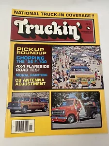 TRUCKIN Magazine 1976 Nov Mural Painting Chopping F-100 4x4 Flareside Pickups - Picture 1 of 3