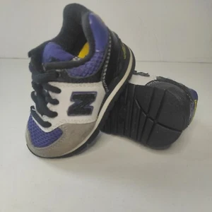 New Balance 574 Sneakers Toddler Boys Size 3 Multicolor NB Athletic Gym Shoes - Picture 1 of 8