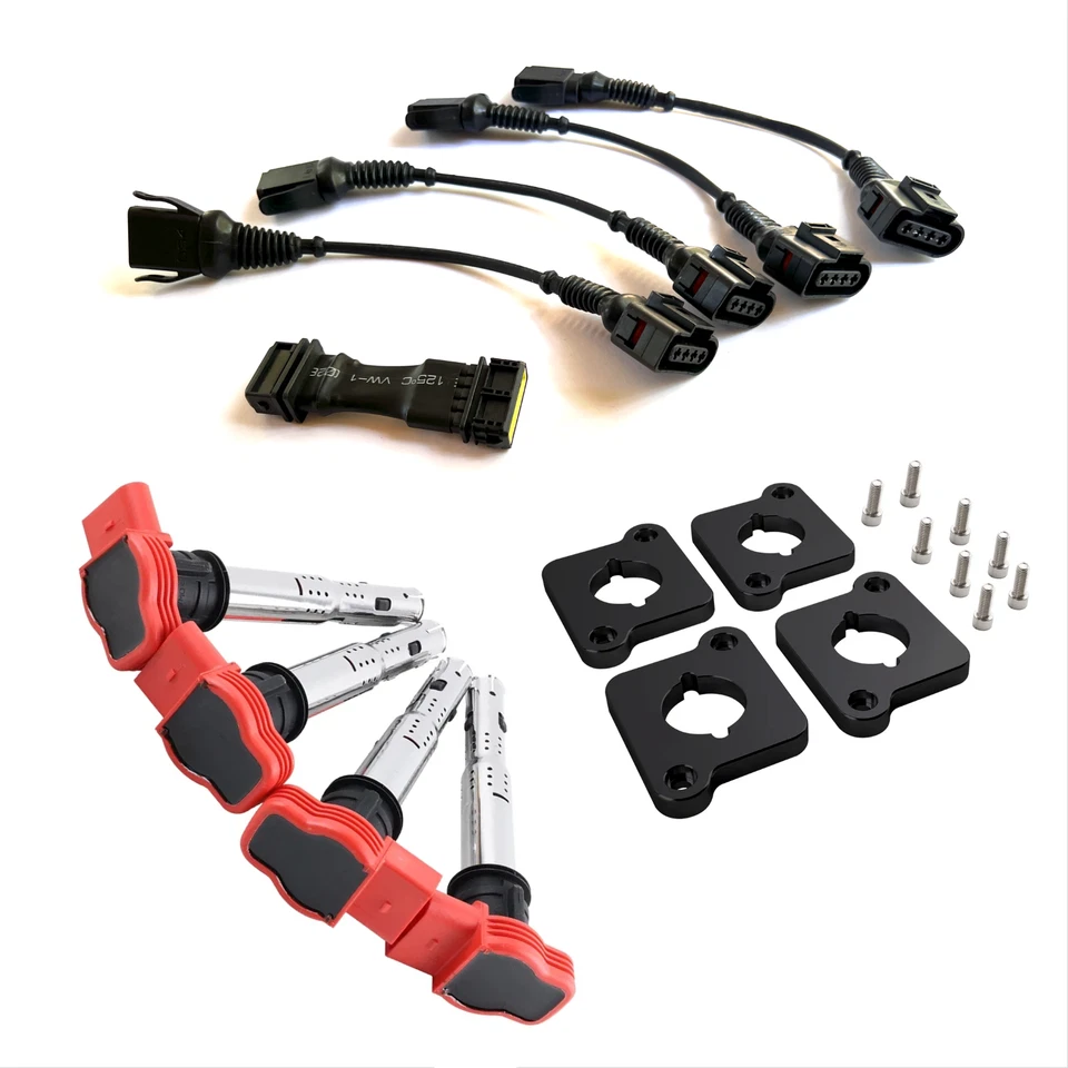 AEB AGU 1.8T 20v To 2.0T FSI Coil Pack Conversion Kit A3 8L TT 8N Golf GTI MK4 - Image 1 of 4