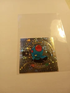 2023 TAZO POKEMON SLAMMER Sticker #072 TENTACOOL PERU Edition FOIL - Bild 1 von 4