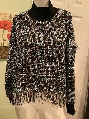 Patrizia Luca Poncho Sweater Oversized Knit Women’s One Size - Image 1 of 4