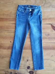 HUDSON Girls 7 Skinny Ankle Jeggings Dark Blue Stretch - Picture 1 of 5