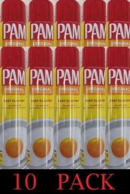 10x PAM Original Canola Oil Blend Non stick Cooking & Baking Spray 8 oz 10 PACK - Image 1 of 3