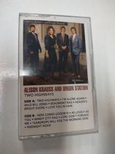 ALISON KRAUSS & UNION STATION - TWO HIGHWAYS CASSETTE TAPE LIKE NEW OOP - Picture 1 of 3