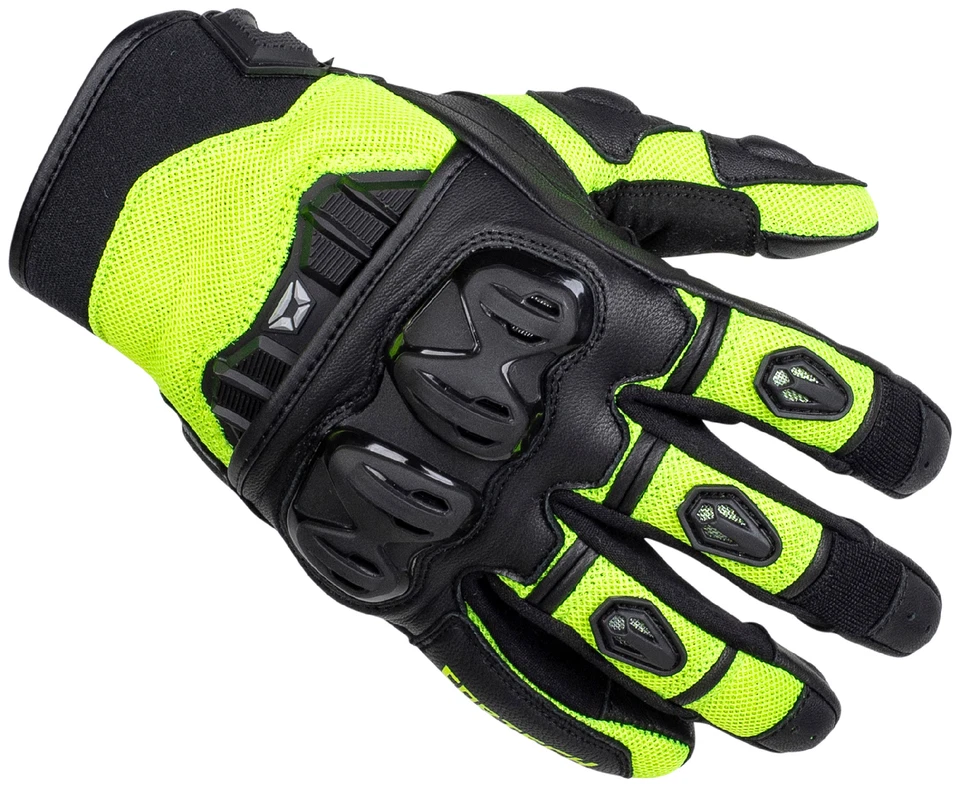 Guantes para hombre Cortech Hi-Viz motocicleta Hyper-Flo Foto 1 de 2