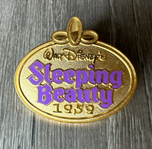 WDW Cast Lanyard Series Sleeping Beauty Marquee Gold Plated Disney Pin - Picture 1 of 3