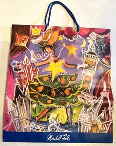Marshall Field's Chicago Department Store Holiday Shopping Bag and ornament - Picture 1 of 9