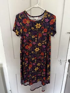 Lularoe Damen Carly Kleid XXS Mehrfarbig Blumenmuster - Bild 1 von 2
