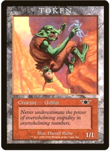 Magic the Gathering card 2003 Goblin Token NON FOIL - Picture 1 of 1