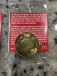NEW / SEALED McDonald's 50 Years Of Big Mac Collectors Coin 2008-2018 - Picture 1 of 1