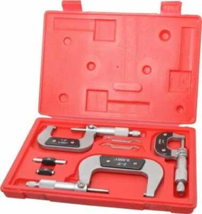 3 Pc. 0-3" RANGE OUTSIDE MICROMETER SET  #16005 - Bild 1 von 5