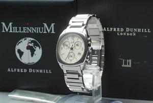 Dunhill Cityscape Chronograph 142 PXQH Quartz Men's Watch White Dial Boxed - Picture 1 of 10