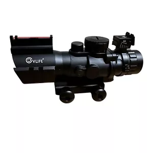 CVLIFE WolfProwl 4x32 Tactical Rifle Scope Red & Green &Blue - Open Box - Picture 1 of 10
