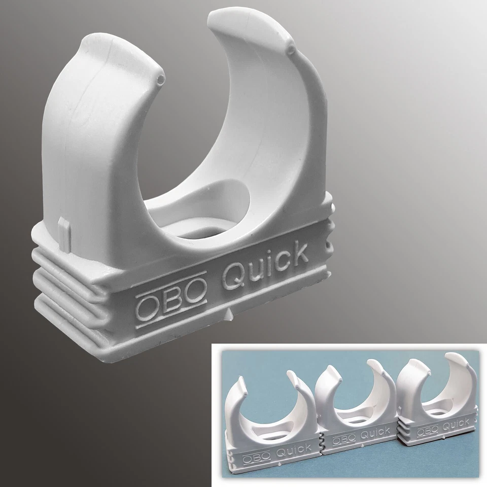 OBO Bettermann Quick Schelle Rohrschelle M16 M20 M25 M32 M40 M50 M63 Schellen - Bild 1 von 1