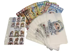 12 Months Gnomes savings challenge Cards Bundle With 12 Vellum Wallets - Picture 1 of 22