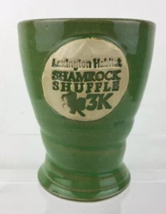 Shamrock Shuffle 3K Lexington KY Trophy 2011 Mudworks Pottery Tumbler St Patrick - Bild 1 von 9