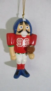 AMERICAN GREETINGS ~ Kunststoff FUSSBALLSPIELER #96 NUSSKNACKER Weihnachtsschmuck - Bild 1 von 1