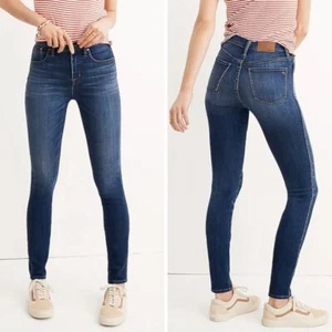 Jeans skinny a vita alta Madewell 10" NUOVI in lavaggio Danny, 25 - Foto 1 di 14