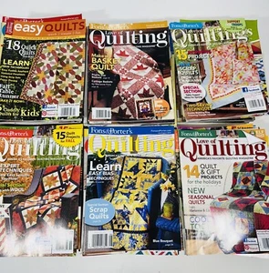 Lot of 109 Fons & Porters Love of Quilting Magazines Quilts Sewing - Picture 1 of 19