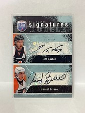 2007-08 Be A Player Signatures Duals #2SCB Jeff Carter - Daniel Briere