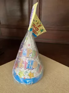 Happy Birthday Party Hats NIP New Package Of 8 Supplies - Picture 1 of 6