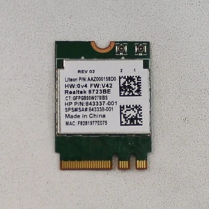 HP REALTEK RTL8723BE-VB 802.11B/G/N 1X1 WI-FI Bluetooth 4.0 Combo WLAN Adapter - Afbeelding 1 van 1