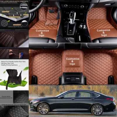 For Hyundai Accent-Azera-Elantra-Equus-Genesis Car Floor Mats Carpets Waterproof Foto 1 de 4