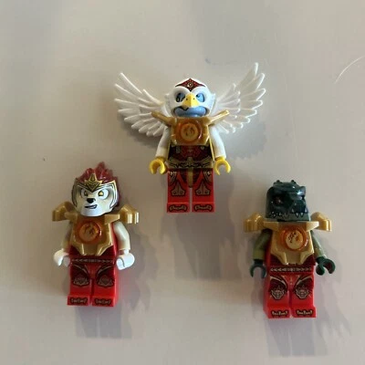 LEGO Chima Minifigure Fire Chi Lot B With Laval / Eris / Cragger - Image 1 of 2