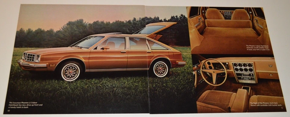 Pontiac Phoenix LJ 1980 hatchback distribuidor original anuncio impreso anuncio 80 Foto 1 de 1