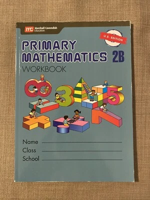 Primary Mathematics 2B Workbook U.S. Edition Singapore Math - Marshall Cavendish - Image 1 of 4