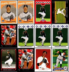 Ubaldo Jimenez Colorado Rockies (37) Card Lot - RARE COLLECTIBLE – OWN A PIEC... - Picture 1 of 8
