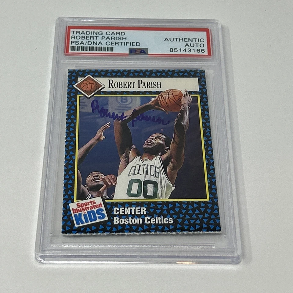 Signed 1992 Sports Illustrated for Kids Series 2 Robert Parish #37 HOF PSA DNA - Image 1 of 3