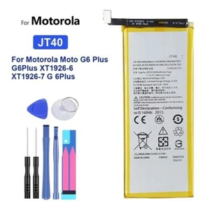 JT40 for Motorola Moto G6 Plus XT1926 XT1926-1 3200mAh Battery Replacement Tools - Picture 1 of 3