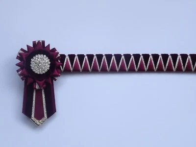 Supreme Burgund & Gold - Eckstein Brauenband - zeigt Samt Brauenband - £ 25,99