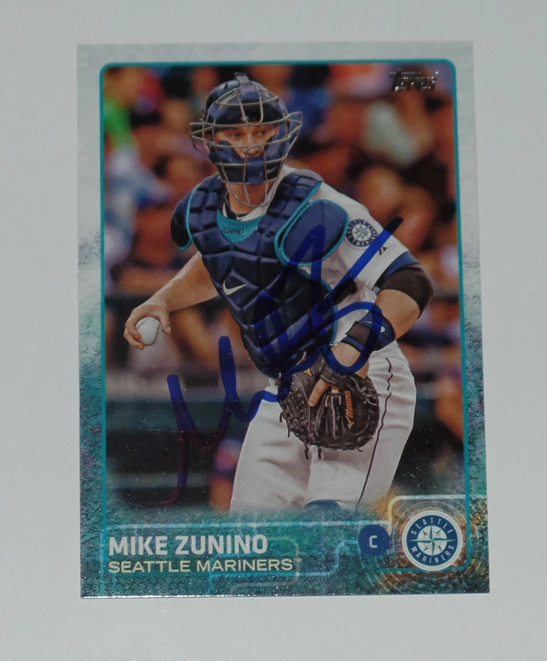 Tarjeta Topps 2015 firmada por Mike Zunino #114 Seattle Mariners Florida Gators Foto 1 de 1