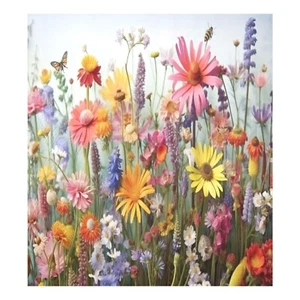 Dishwasher Magnet Cover, Wildflowers Magnet Sticker Fridge Panel Decal for Ho... - Picture 1 of 6
