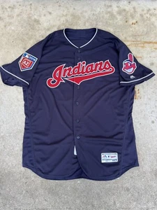 Cleveland Indians 2018 Frühjahrstraining Ty Van Burkleo offizielles Trikot Spiel getragen - Bild 1 von 10