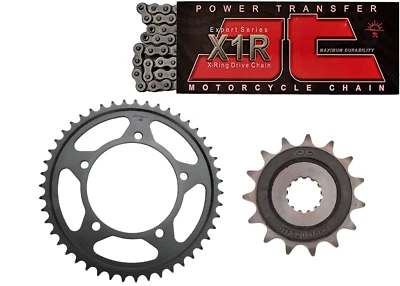 KIT/TRASMISSIONE SUZUKI V-STROM-650 04/22 JT CATENA 525 X1R CORONA 47 PIGNONE 15 - Imagen 1 de 4