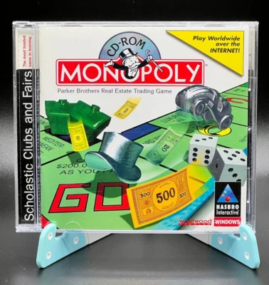 Monopoly CD-ROM Hasbro Interactive Windows Westwood Studios PC Game 1998 - Image 1 of 3