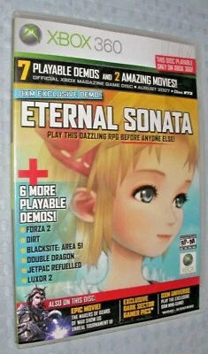 Official Xbox magazine Demo video game Disc 360 73 Aug 2007 Eternal Sonata Forza - Image 1 of 3