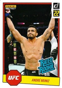 2022 PANINI RATED ROOKIE RETRO ANDRE MUNIZ UFC #RR6 1/492 IN STOCK