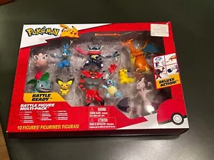 Paquete de 10 figuras listas para la batalla de Jazwares Pokemon Incineroar Charizard Pikachu NUEVO - Imagen 1 de 2