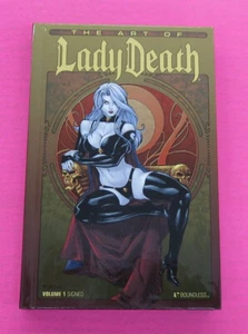 The Art of Lady Death tapa dura comercio firmado Brian Pulido HC Limited 3500 - Imagen 1 de 3