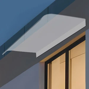 Front Door Window Awning Patio UV Protected Clear Eaves Canopy Rain Cover - Picture 1 of 22