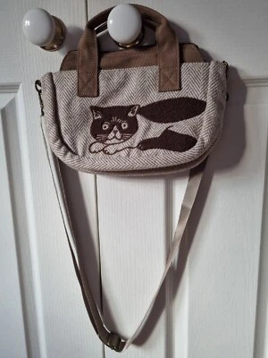  Cat Brown Crossbody Bag From JAPAN - Image 1 of 4