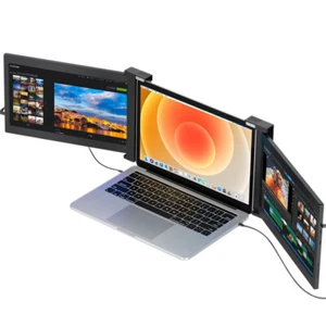 11,6 Zoll Dual Tragbarer Monitor Triple Extender Bildschirm 1080P IPS für Laptop - Bild 1 von 24
