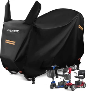 Heavy Duty Mobility Scooter Cover Waterproof Outdoor 420D Oxford Mobility Cover - Picture 1 of 10