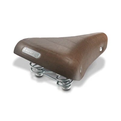 Selle Vélo cyclo vintage Royal Ondina gel marron avec chariot - Photo 1/4